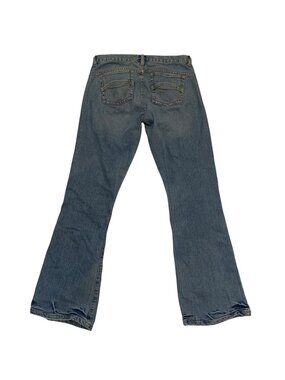 Vintage Abercrombie & Fitch Denim Blue Jeans Flare Faded Sz 32/30